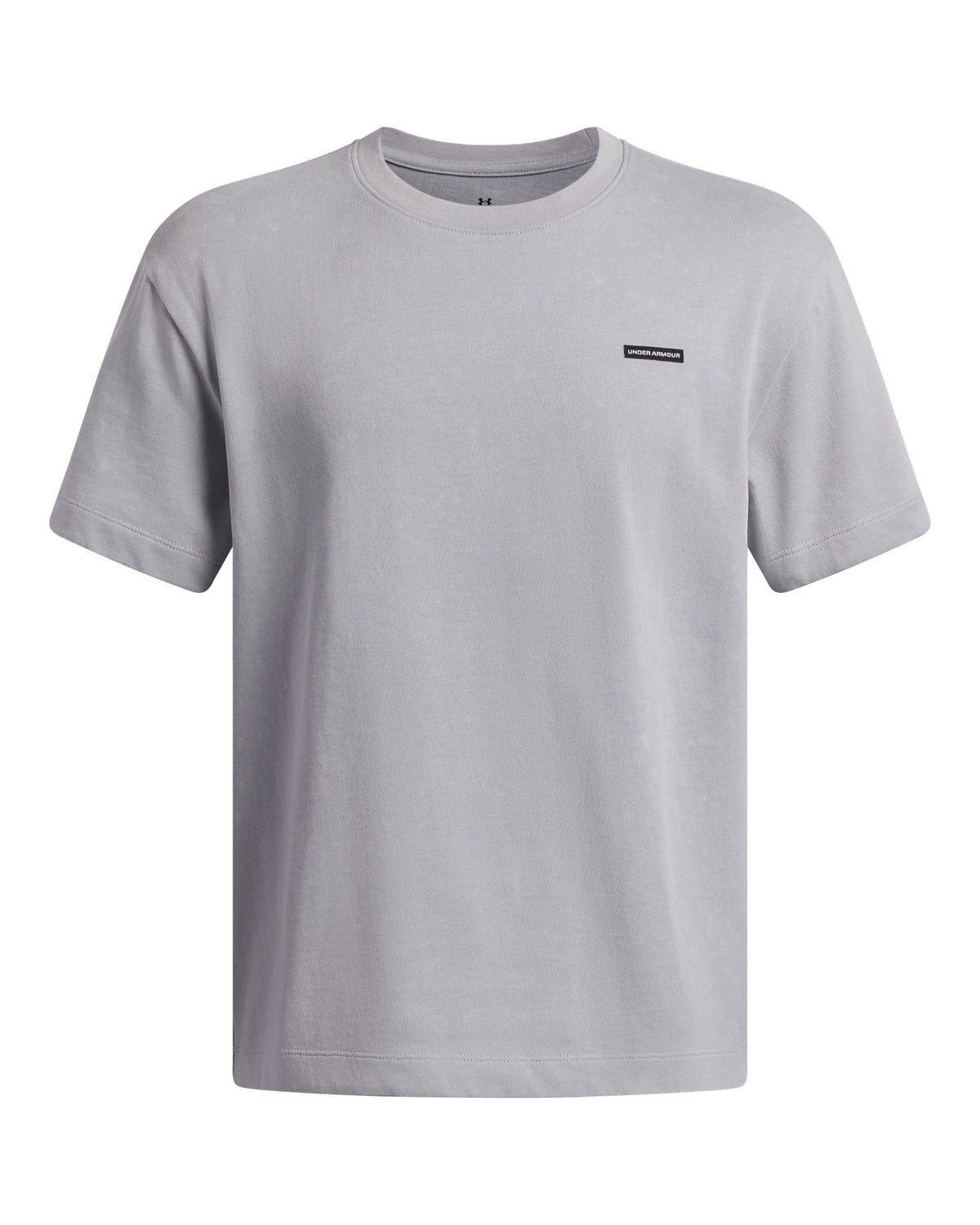 UA Heavyweight Wash Boys' Oversized Short Sleeve - Gray