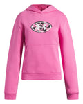 UA Big Logo Print Fill Girls' Hoodie - Pink
