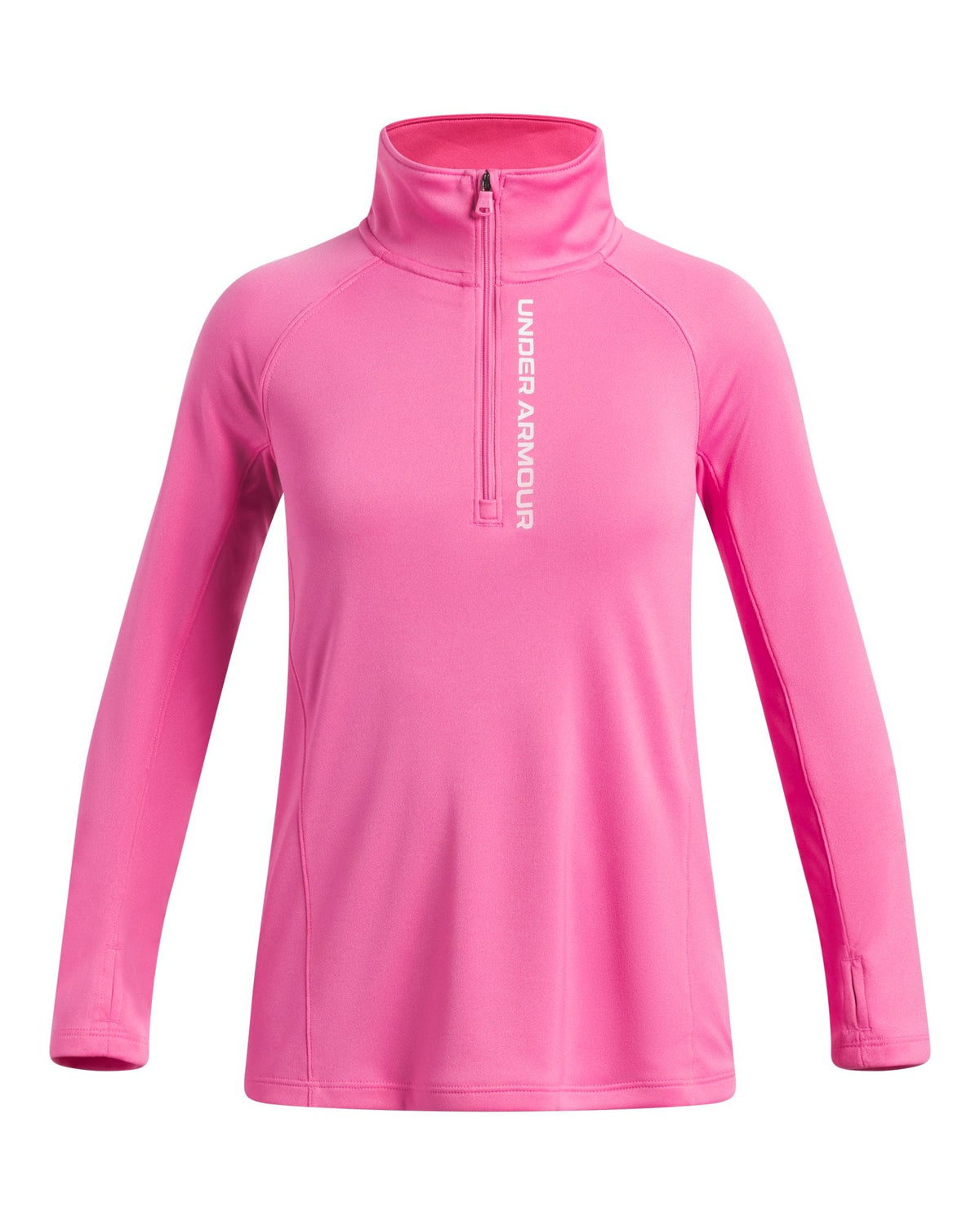 UA Tech™ Branded Girls' ½ Zip - Pink