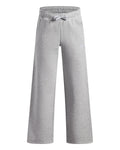UA Rival Fleece Boys' Open Hem Pants - Gray