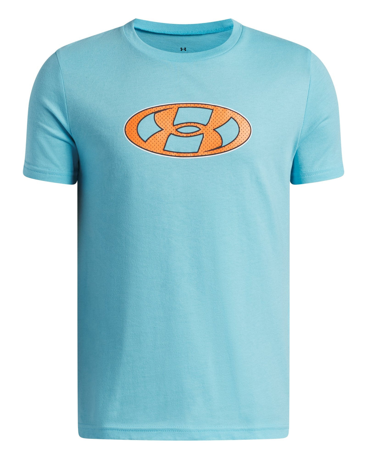 UA Mesh Lockertag Boys' Short Sleeve - Blue