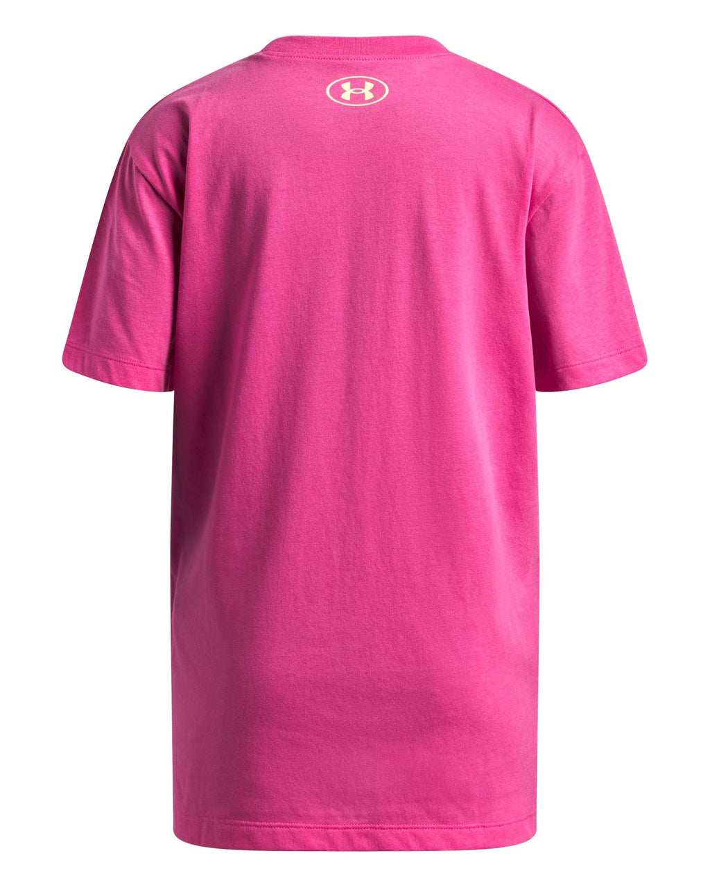 UA Big Logo Wordmark Girls' Oversized Short Sleeve - Pink