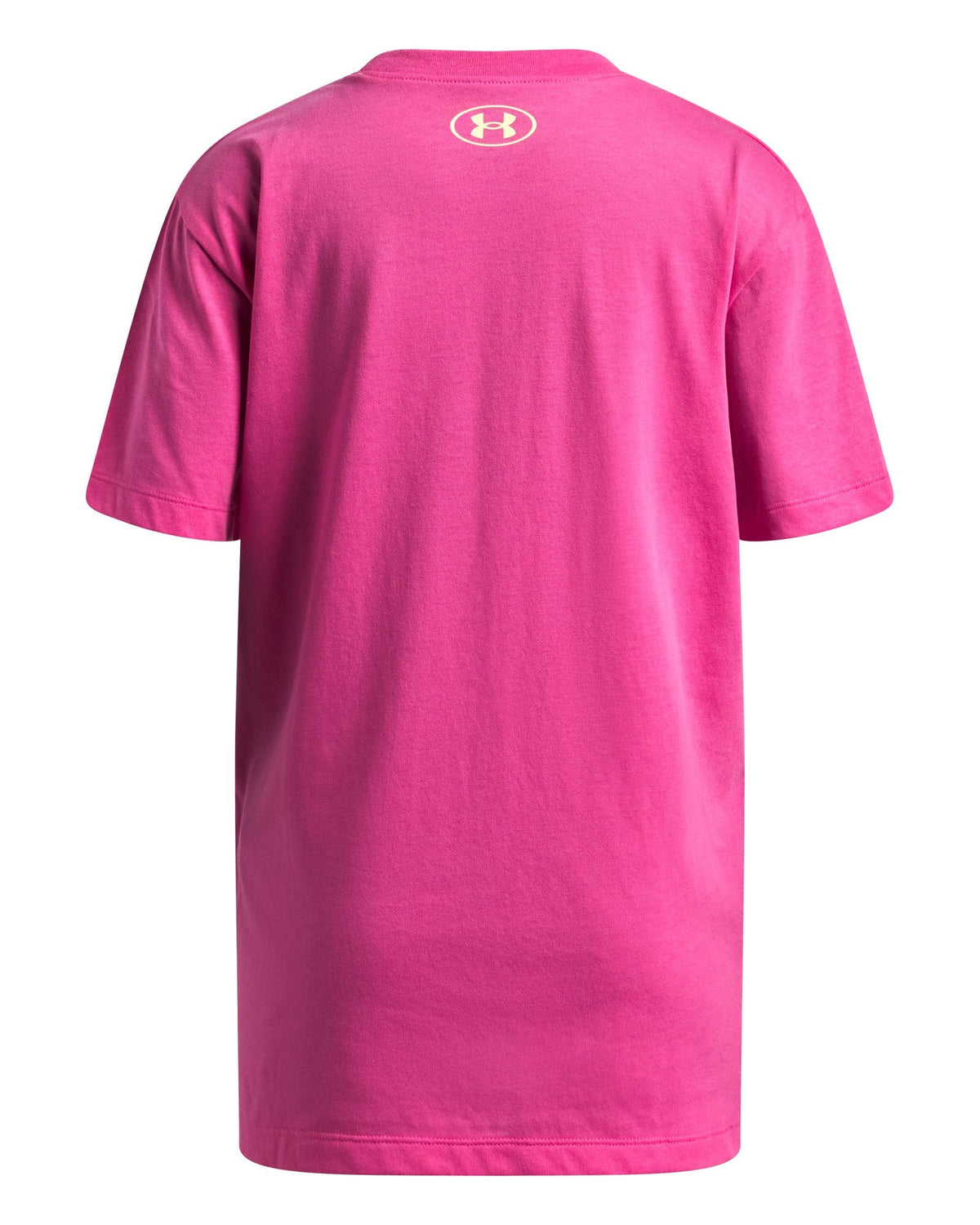 UA Big Logo Wordmark Girls' Oversized Short Sleeve - Pink