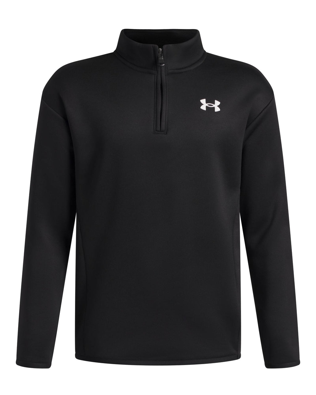 Armour Fleece® Boys' ¼ Zip - Black