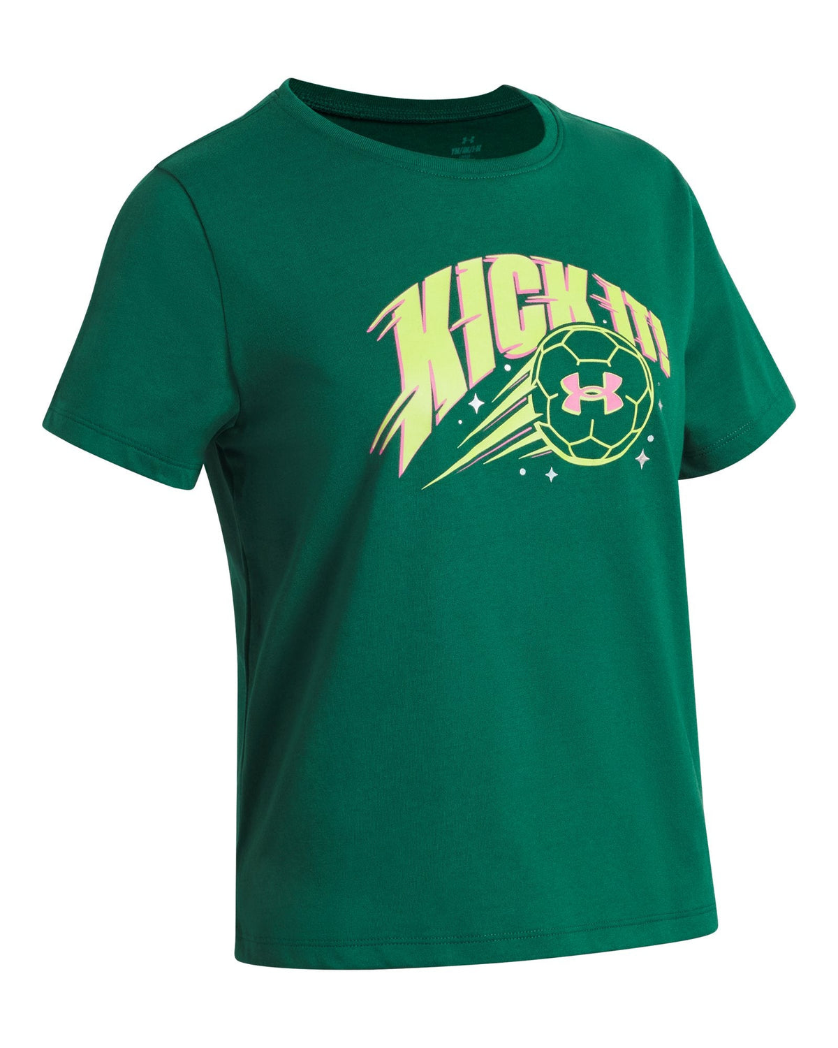 UA Soccer Girls' Short Sleeve - Green