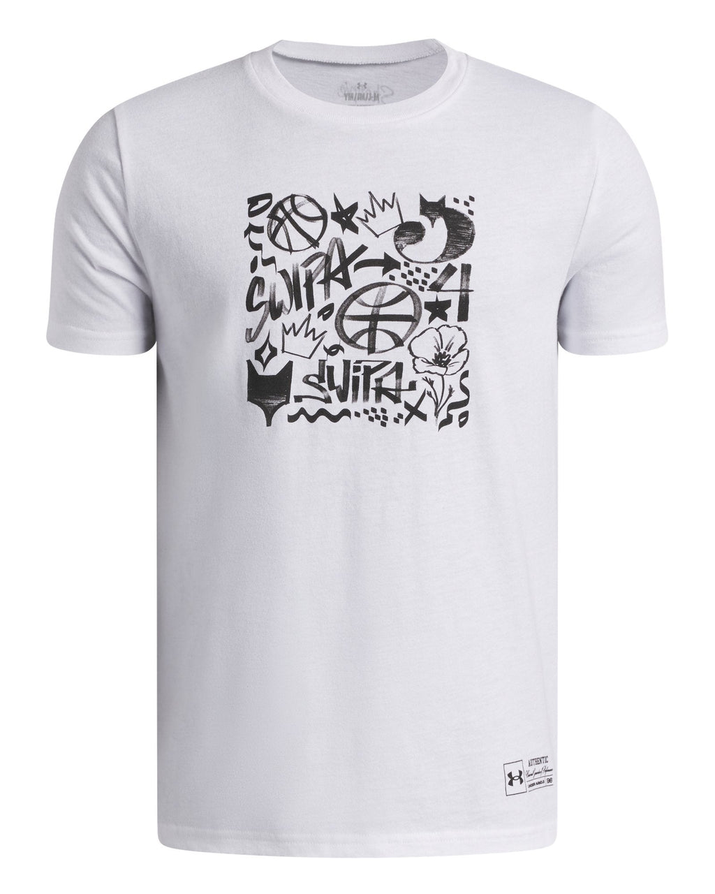 UA D. Fox x Sharpie Boys' Short Sleeve - White