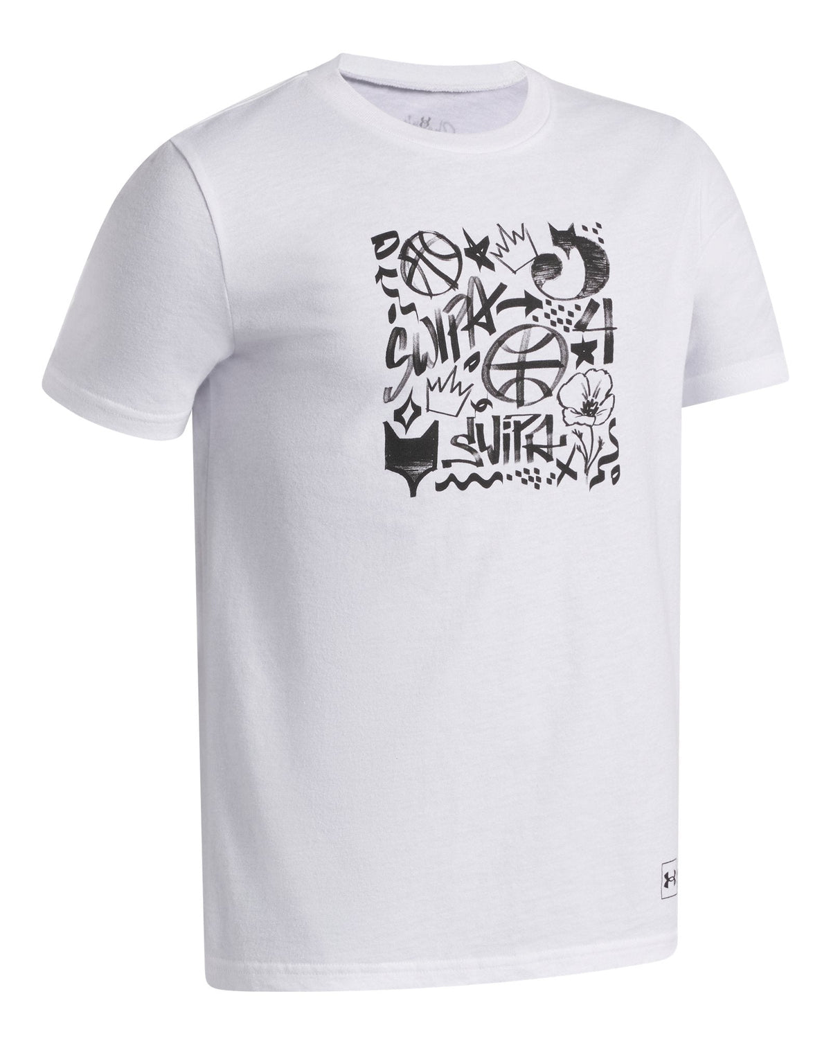 UA D. Fox x Sharpie Boys' Short Sleeve - White