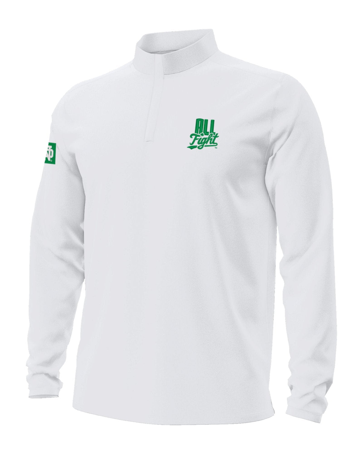 UA Motion Collegiate Men's ¼ Zip - White