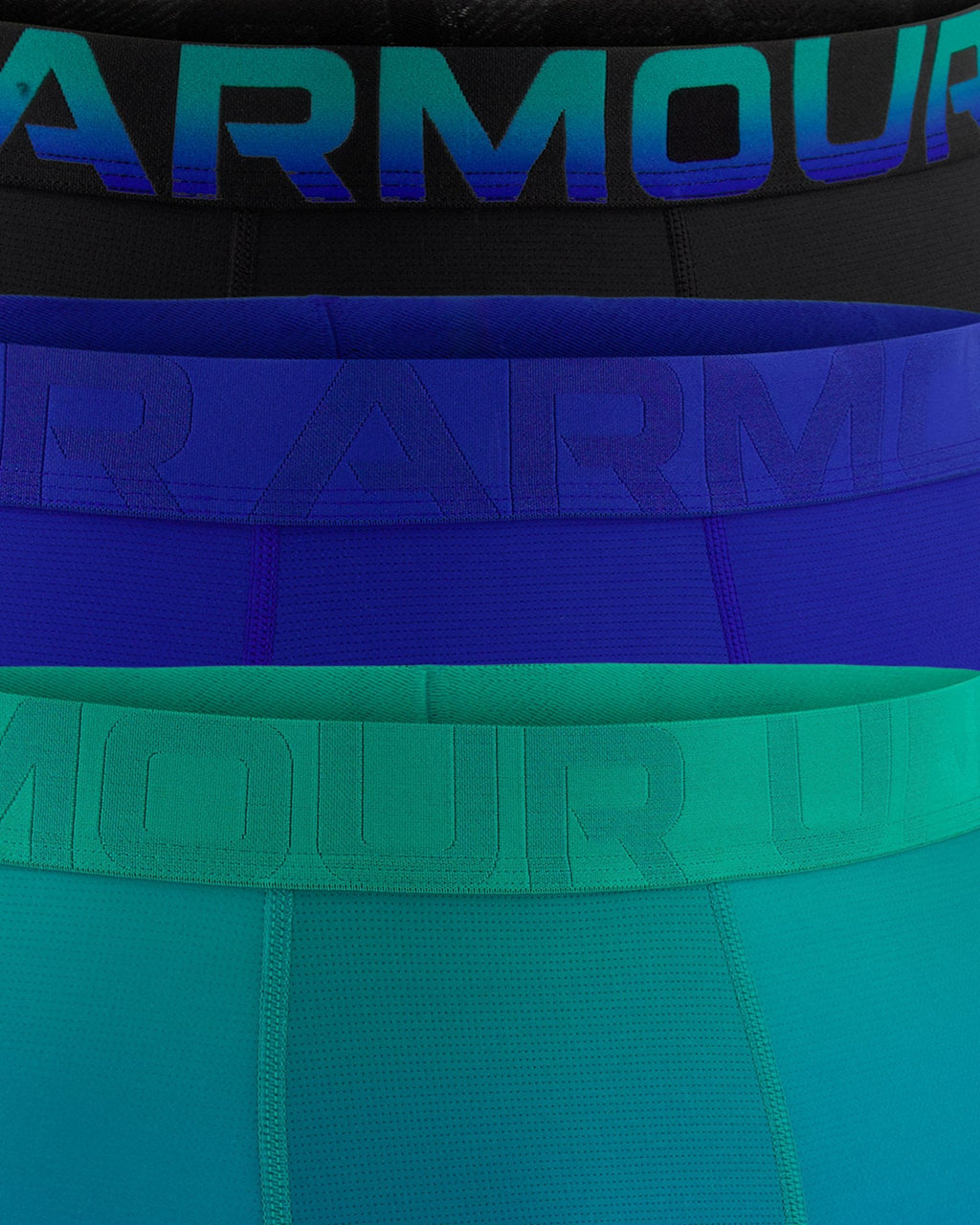 UA Performance Tech Mesh Men's 6" 3-Pack Boxerjock® - Blue