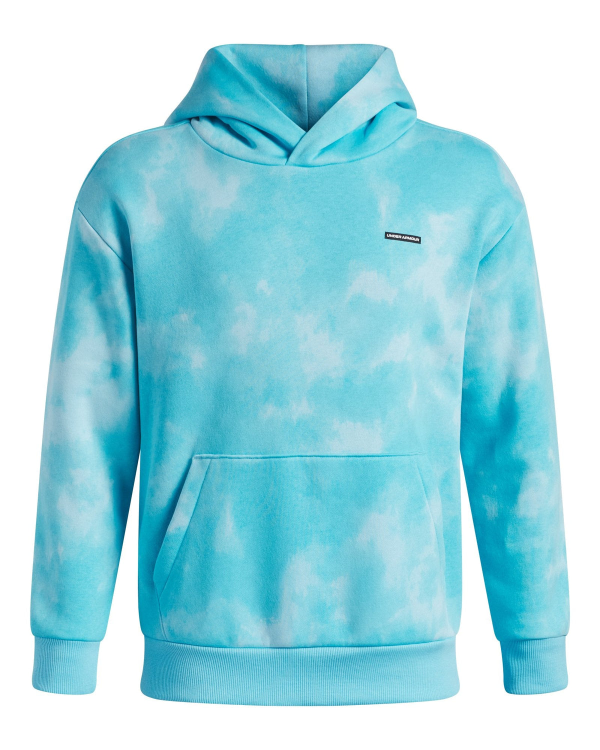 UA Icon Fleece Washed Boys' Hoodie - Blue