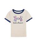 UA Print Logo Girls' Short Sleeve - Brown