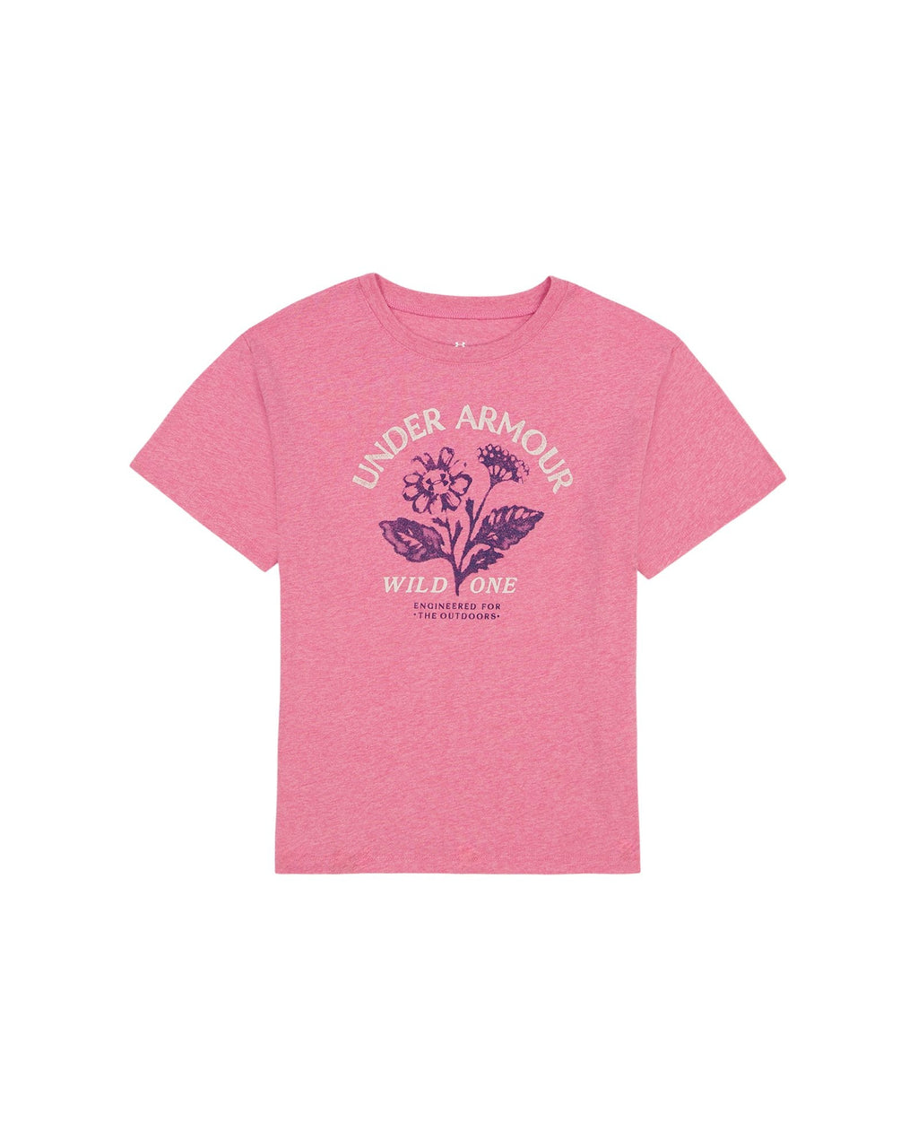 UA Wild One Girls' T-Shirt - Pink