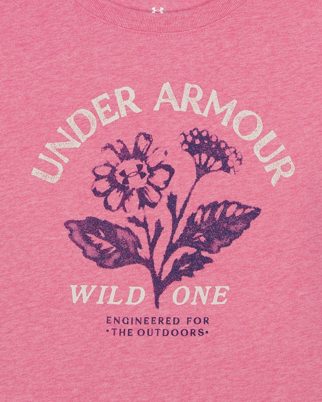 UA Wild One Girls' T-Shirt - Pink
