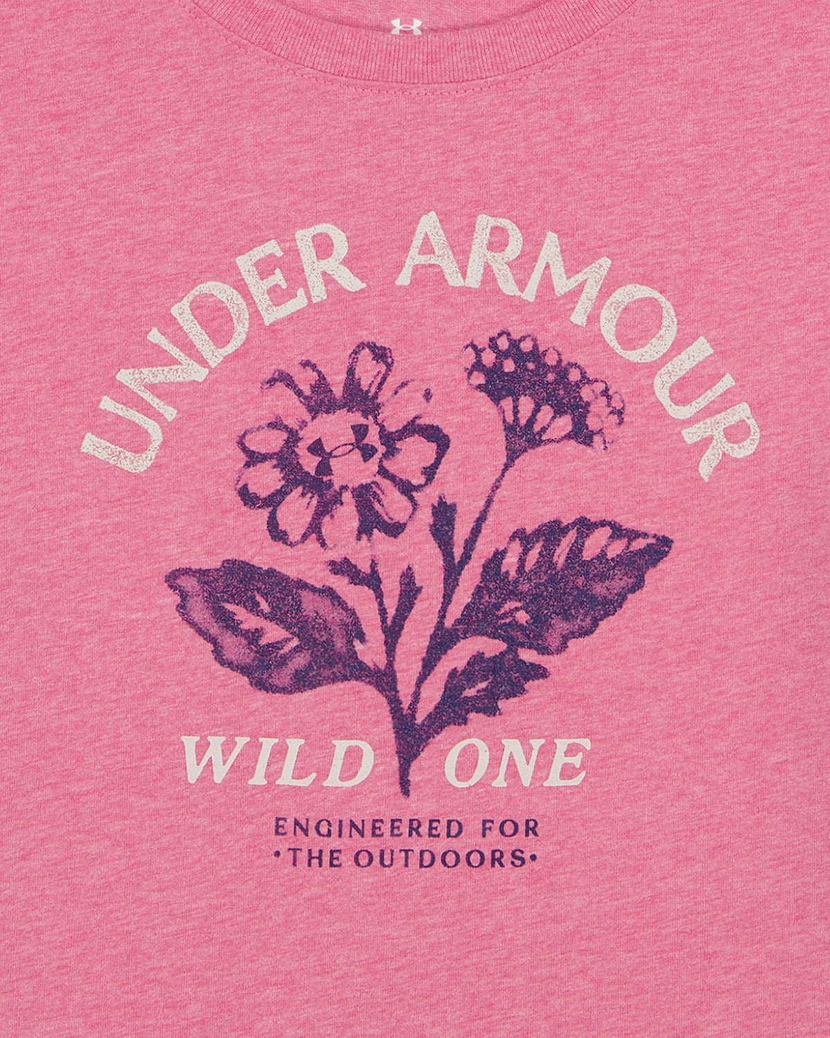 UA Wild One Girls' T-Shirt - Pink