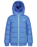 UA Prime Girls' Hooded Puffer Jacket - Blue