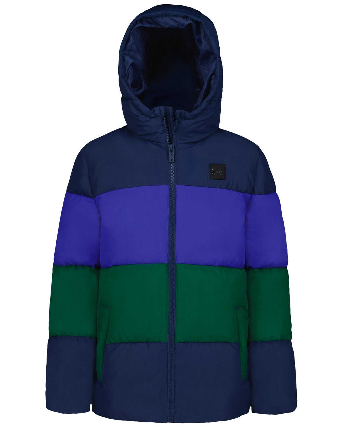 UA Panel Block Little Boys' Puffer Jacket - Blue