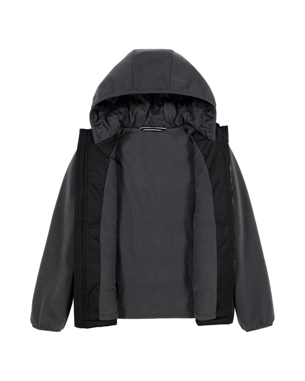 UA 2-Fer Boys' Hoodie Vest - Black