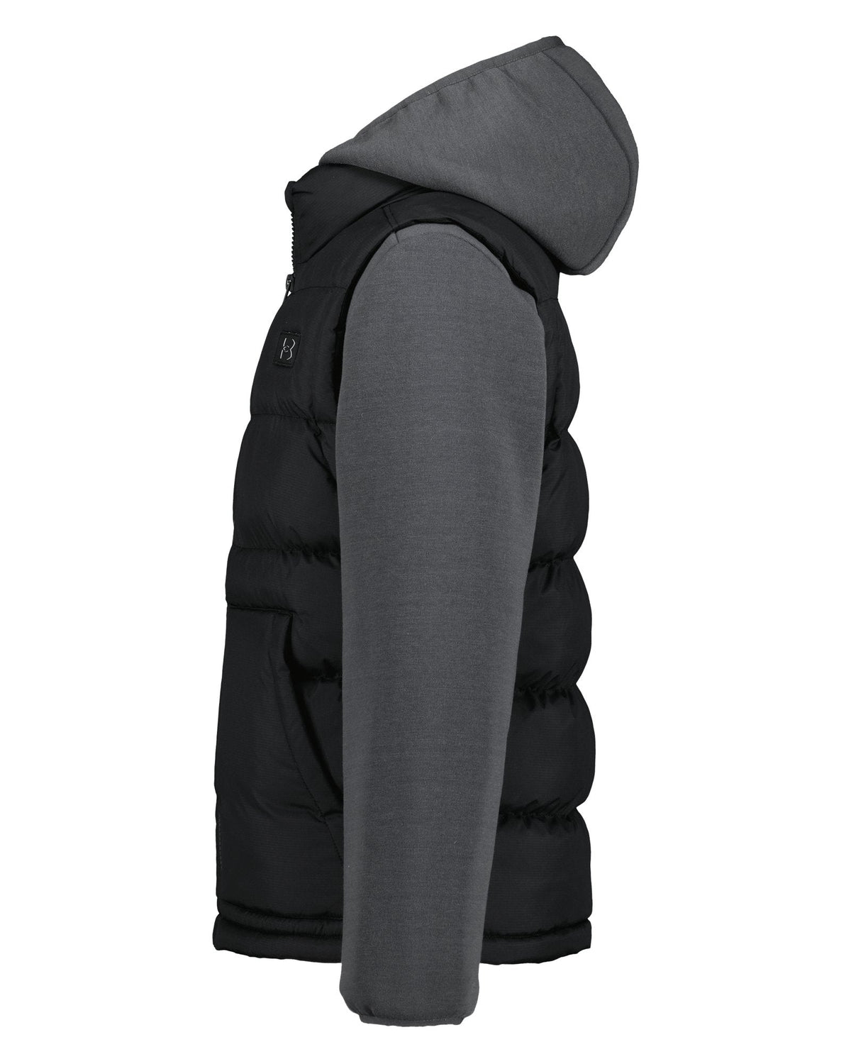 UA 2-Fer Boys' Hoodie Vest - Black