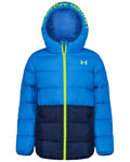 UA Pronto Colorblock Boys' Puffer Jacket - Blue