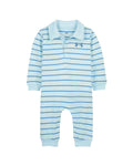 UA Stripe Infant Boys' Polo Coverall - Blue