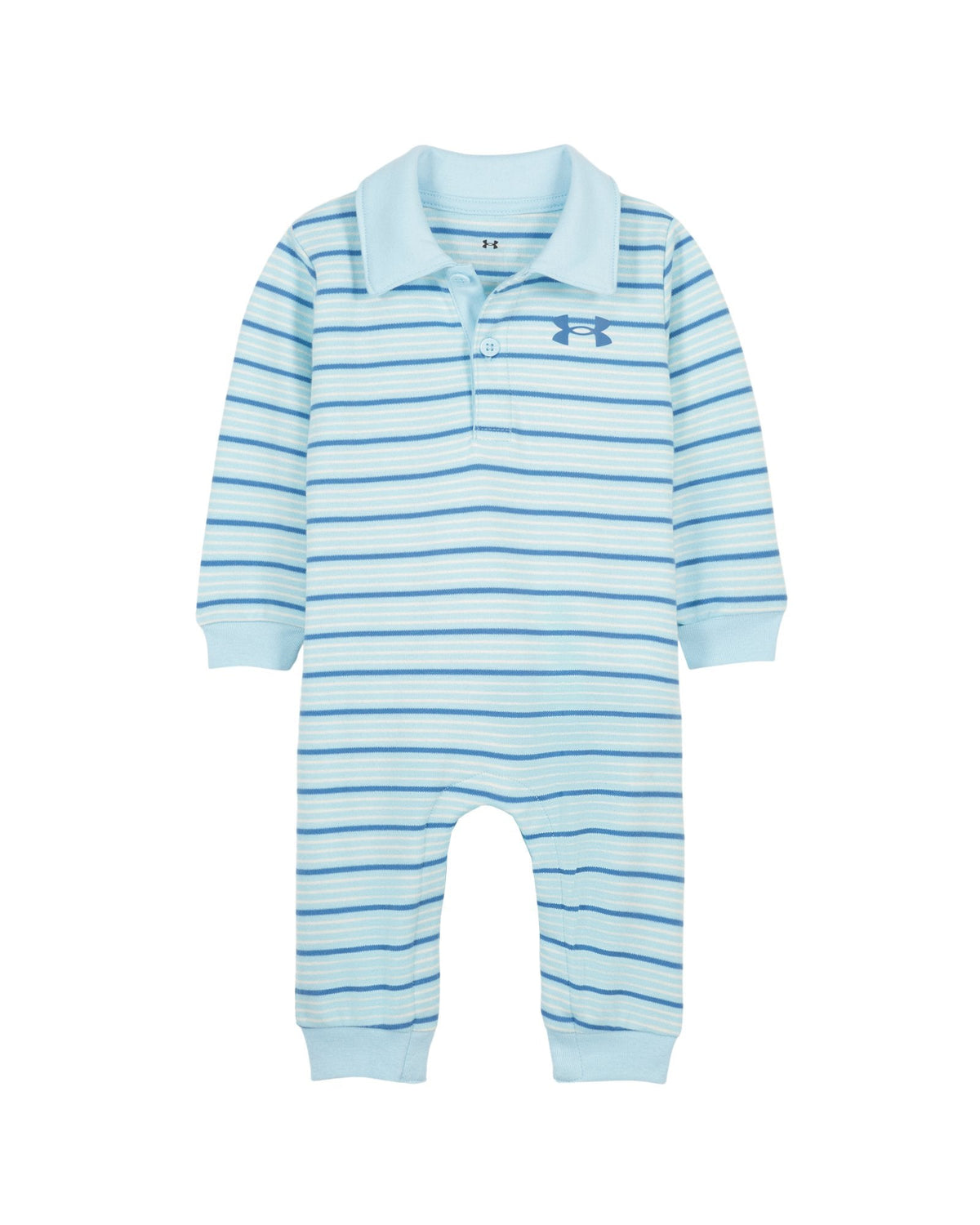 UA Stripe Infant Boys' Polo Coverall - Blue