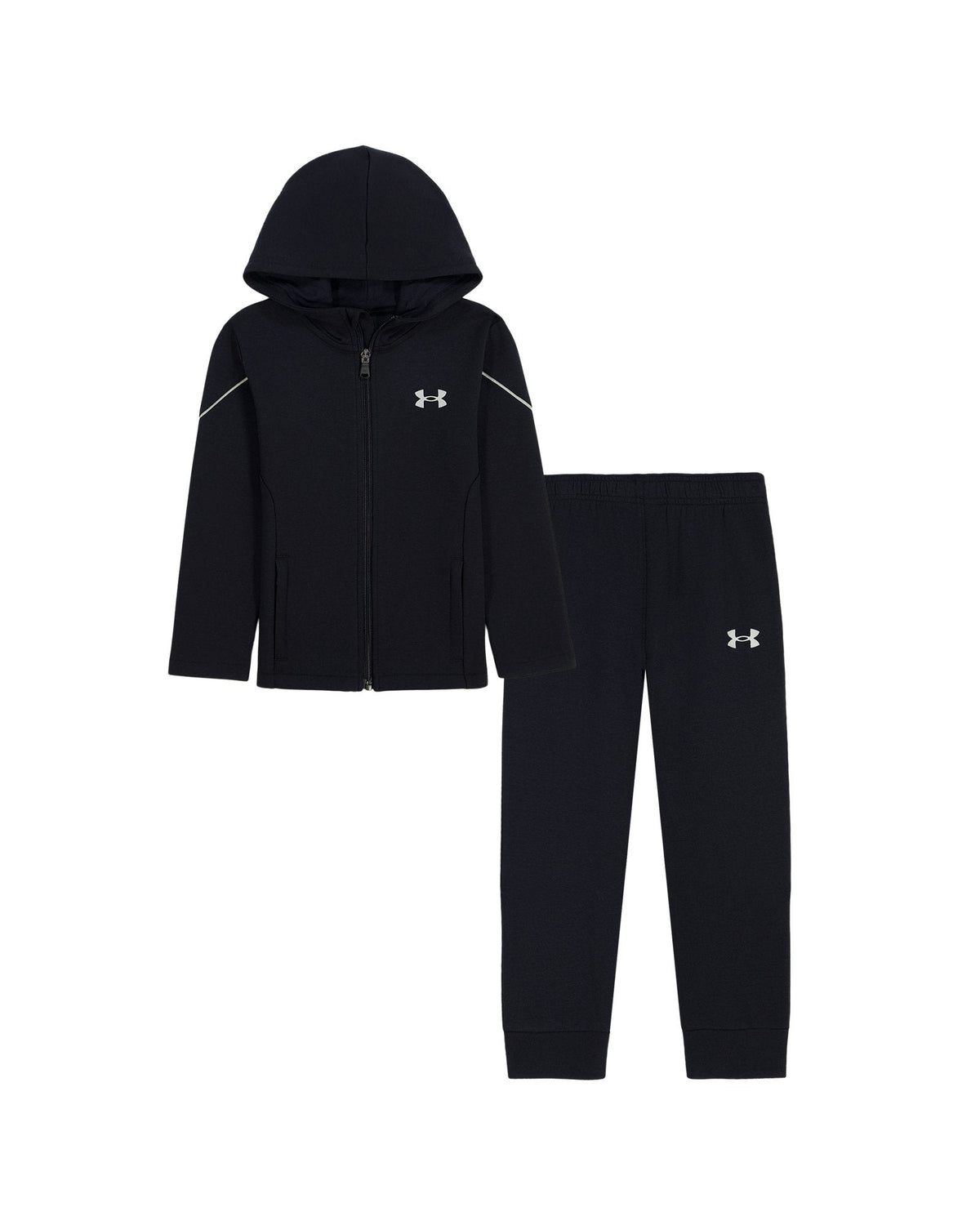 UA Double Knit Little Boys' Set - Black