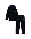 UA Rival Logo Tape Trim Toddler Boys' Set - Black