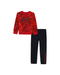 UA Rival Print Infant Boys' Crew & Joggers Set - Red