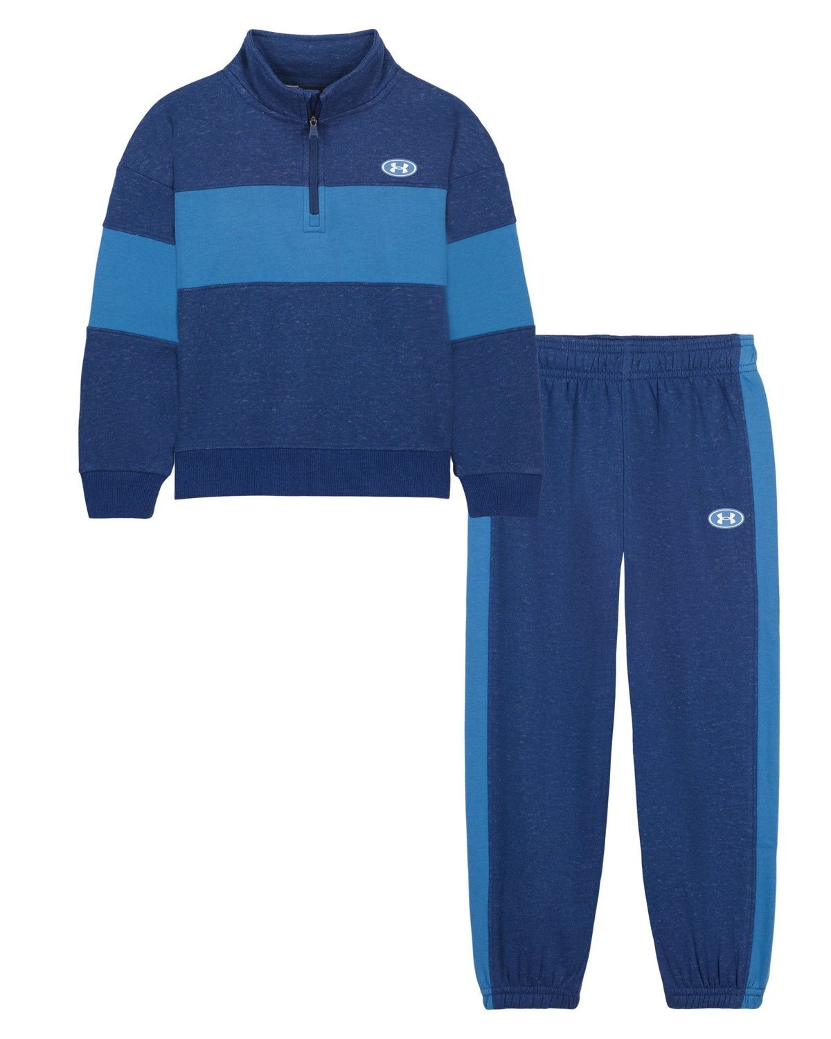 UA Colorblock Infant Boys' ¼ Zip Set - Blue