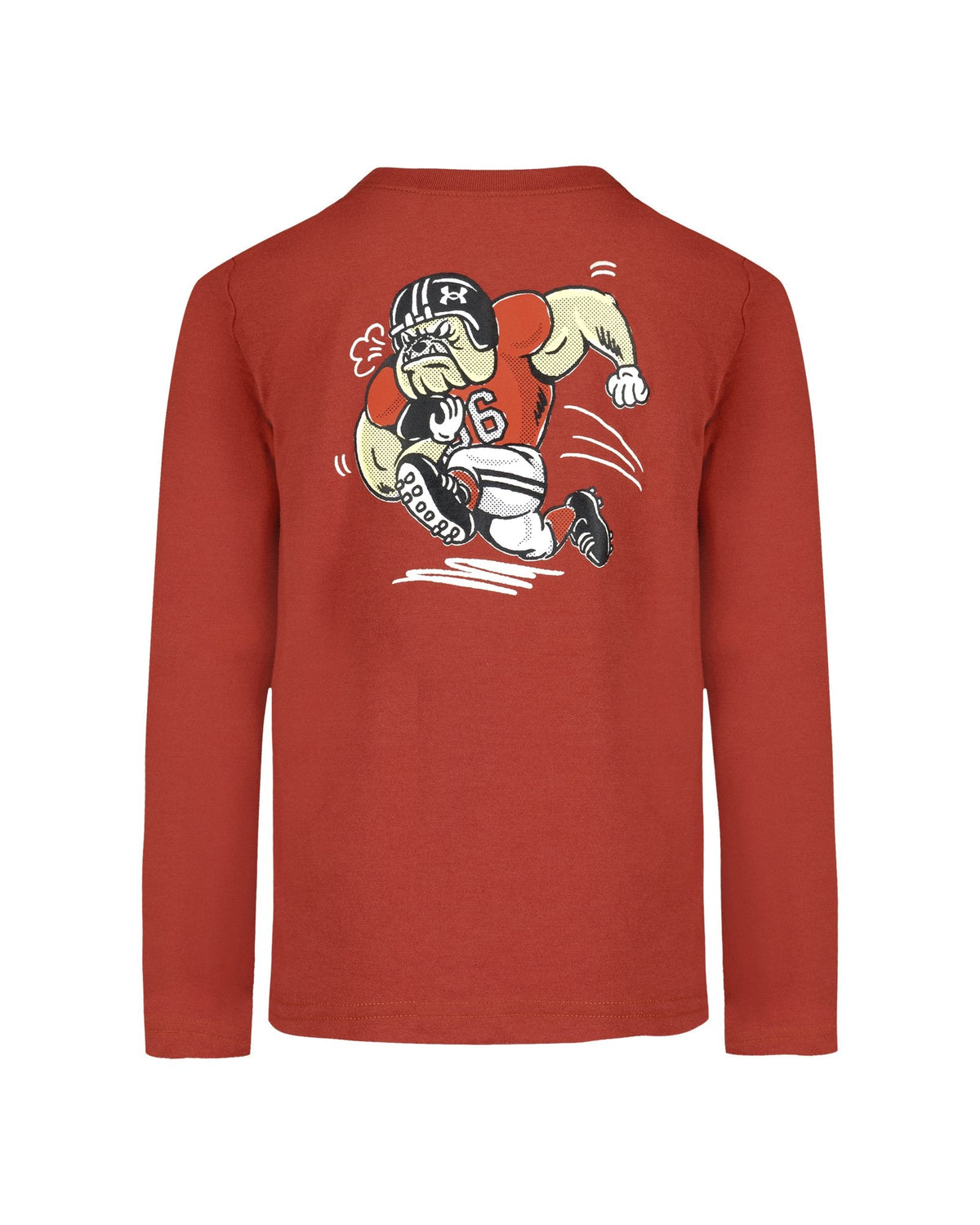 UA Bulldog Little Boys' Long Sleeve - Red