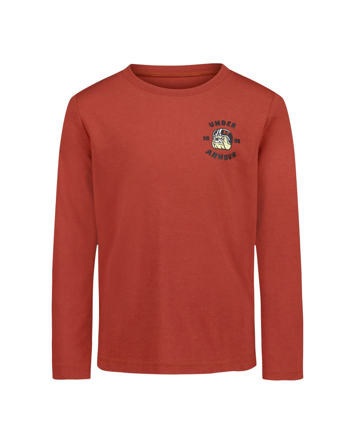 UA Bulldog Little Boys' Long Sleeve - Red