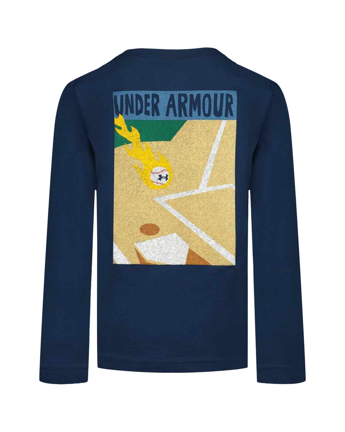UA Fastball Little Boys' Long Sleeve - Blue