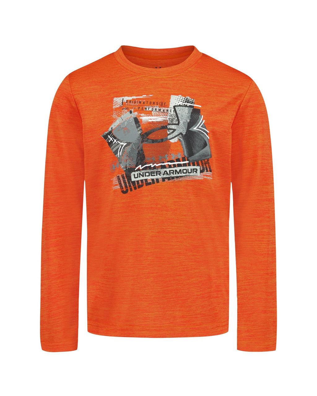 UA Logo Twist Little Boys' Long Sleeve - Orange