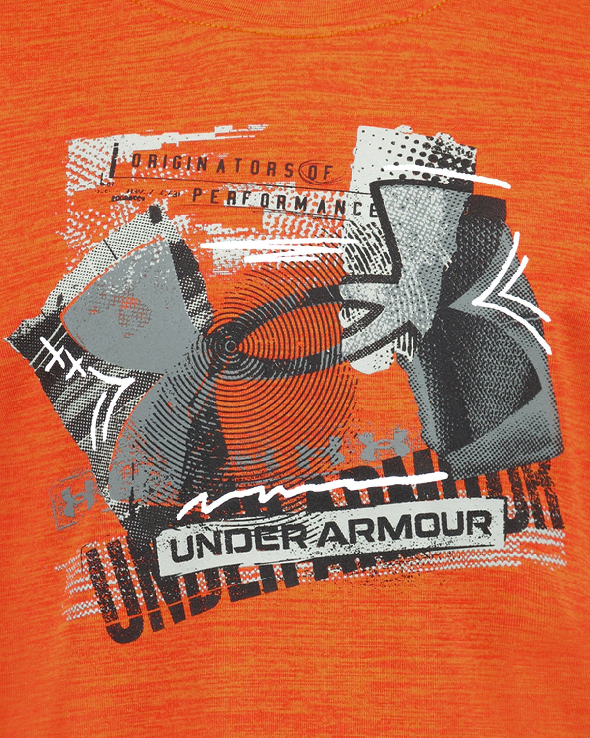 UA Logo Twist Little Boys' Long Sleeve - Orange