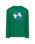 UA Retro Logo Boys' Long Sleeve - Green