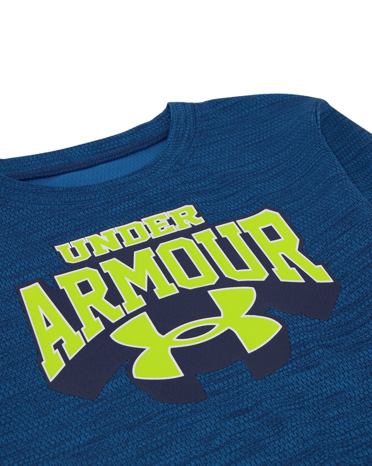 UA Twist Logo Little Boys' Long Sleeve - Blue