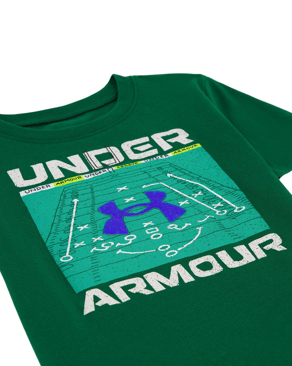 UA Endzone Logo Little Boys' Short Sleeve - Green