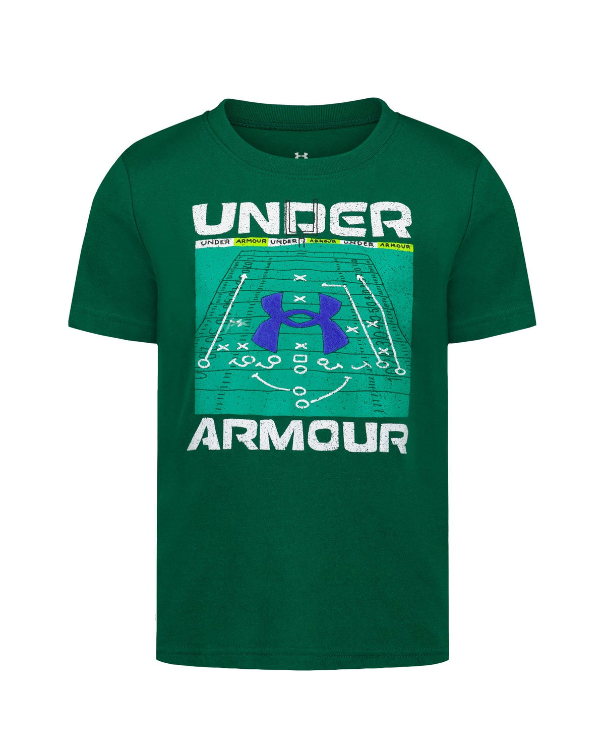 UA Endzone Logo Toddler Boys' Short Sleeve - Green