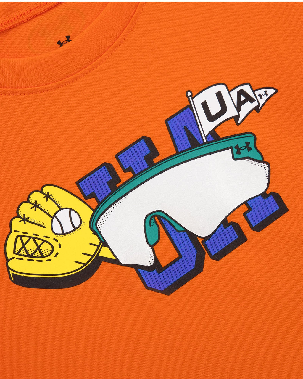 UA Sunglasses Logo Toddler Boys' T-Shirt - Orange