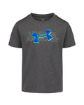 UA Puff Chrome Logo Toddler Boys' Short Sleeve - Gray