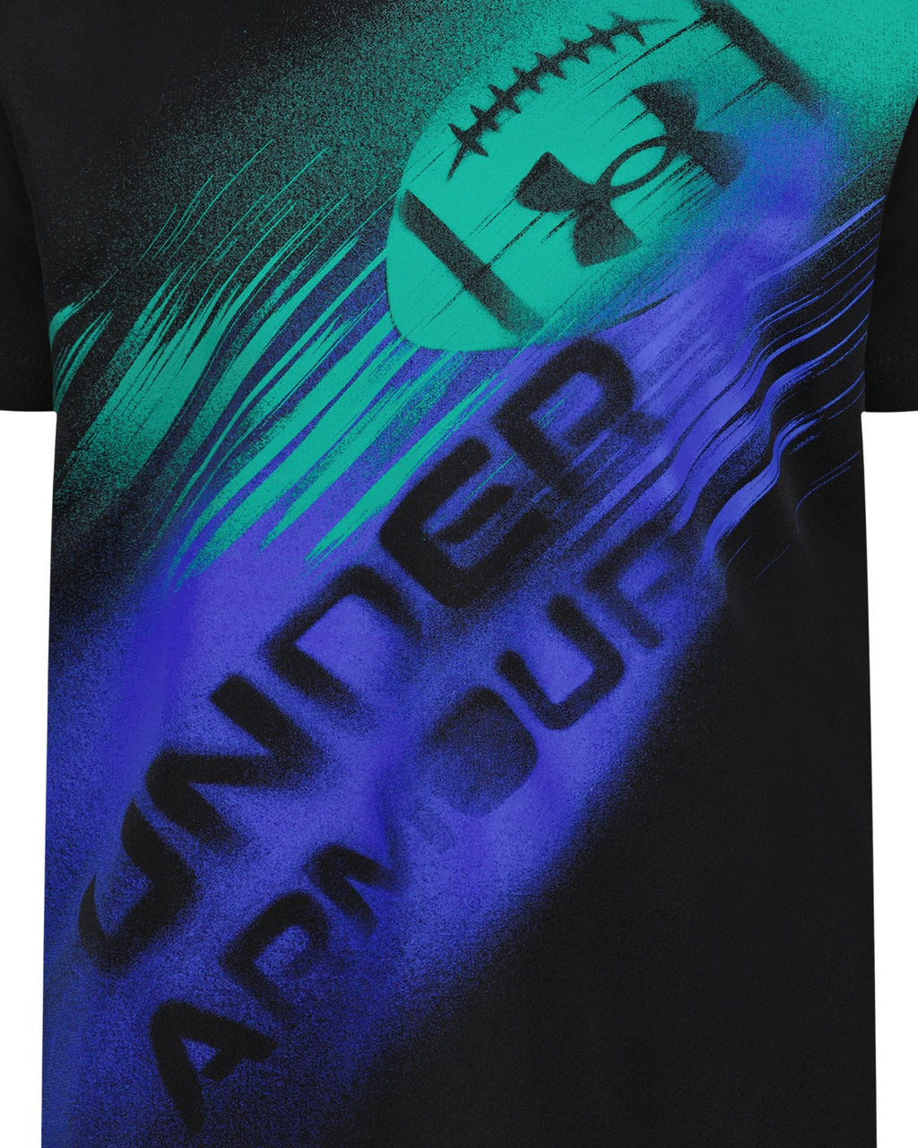 UA Tech™ Football Logo Toddler Boys' Short Sleeve - Black