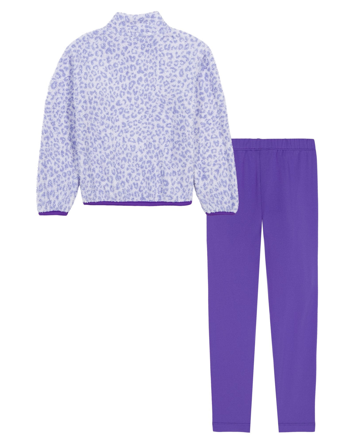 UA Sherpa Little Girls' Full-Zip & Leggings Set - Purple