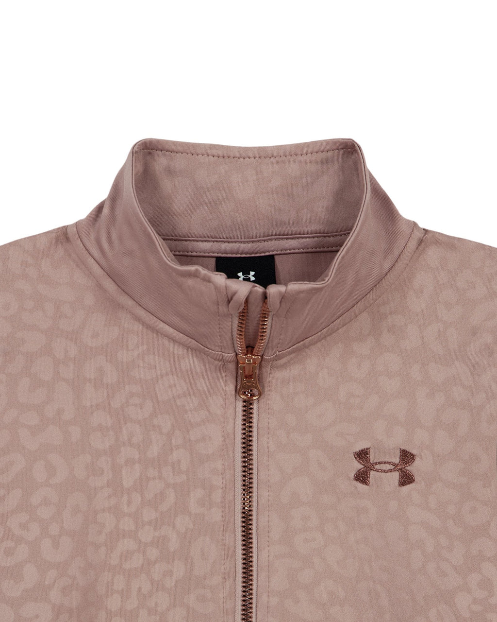 UA Rival Embossed Cheetah Toddler Girls' Full-Zip Set - Pink