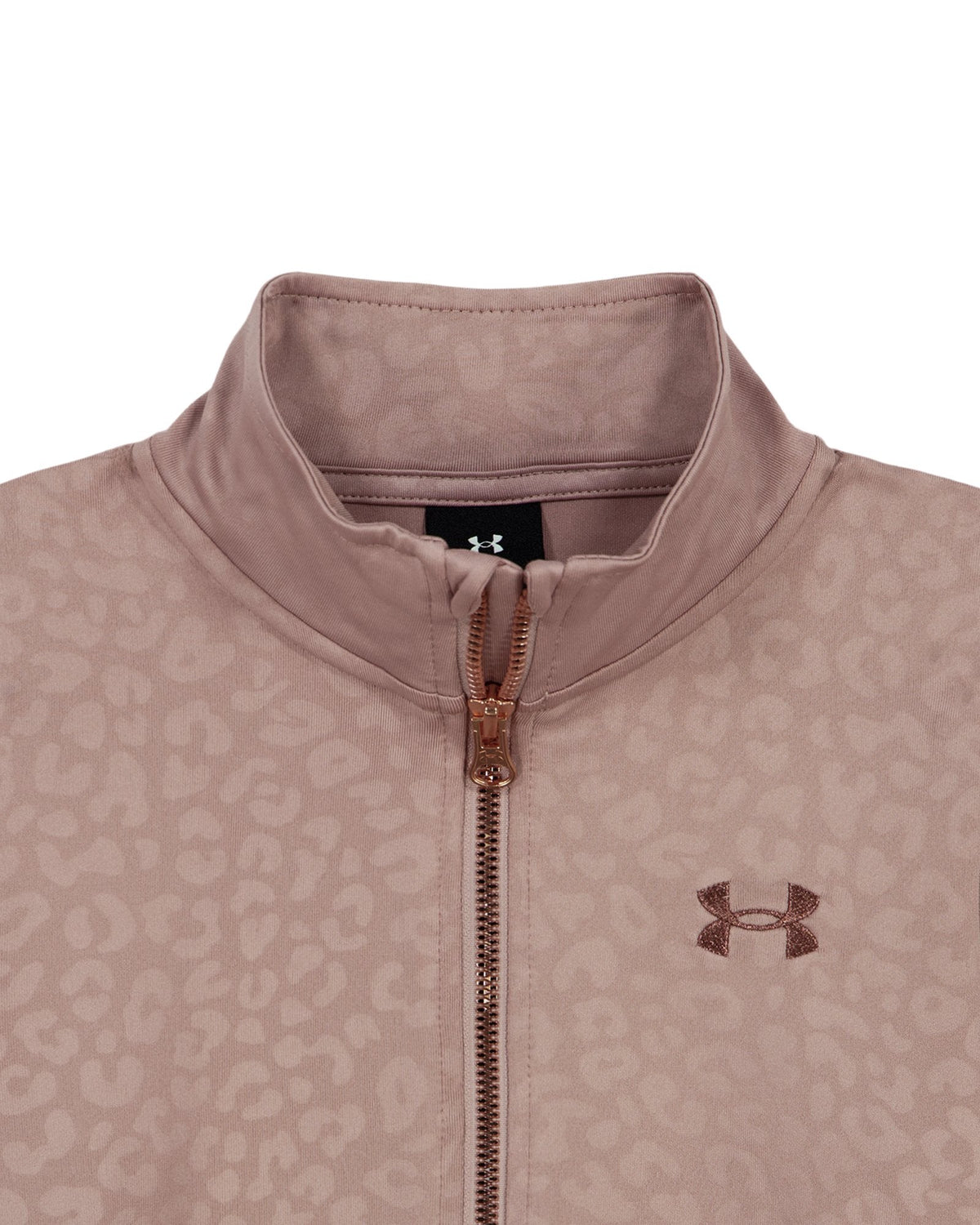 UA Rival Embossed Cheetah Toddler Girls' Full-Zip Set - Pink