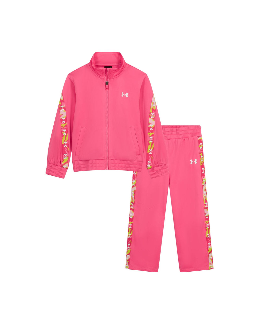 UA Rival Taping Girls' Track Set - Pink