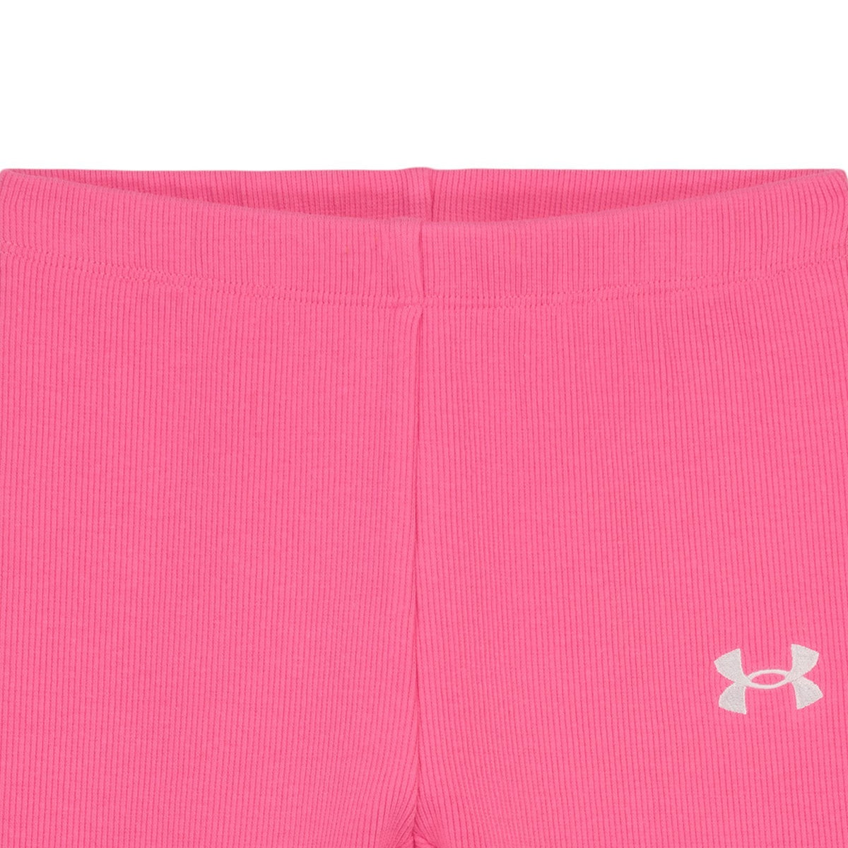 UA Ribbed Fleece Little Girls' 1/4 Zip & Leggings Set - Pink