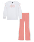 UA Rival Fleece Little Girls' Tunic Set - White