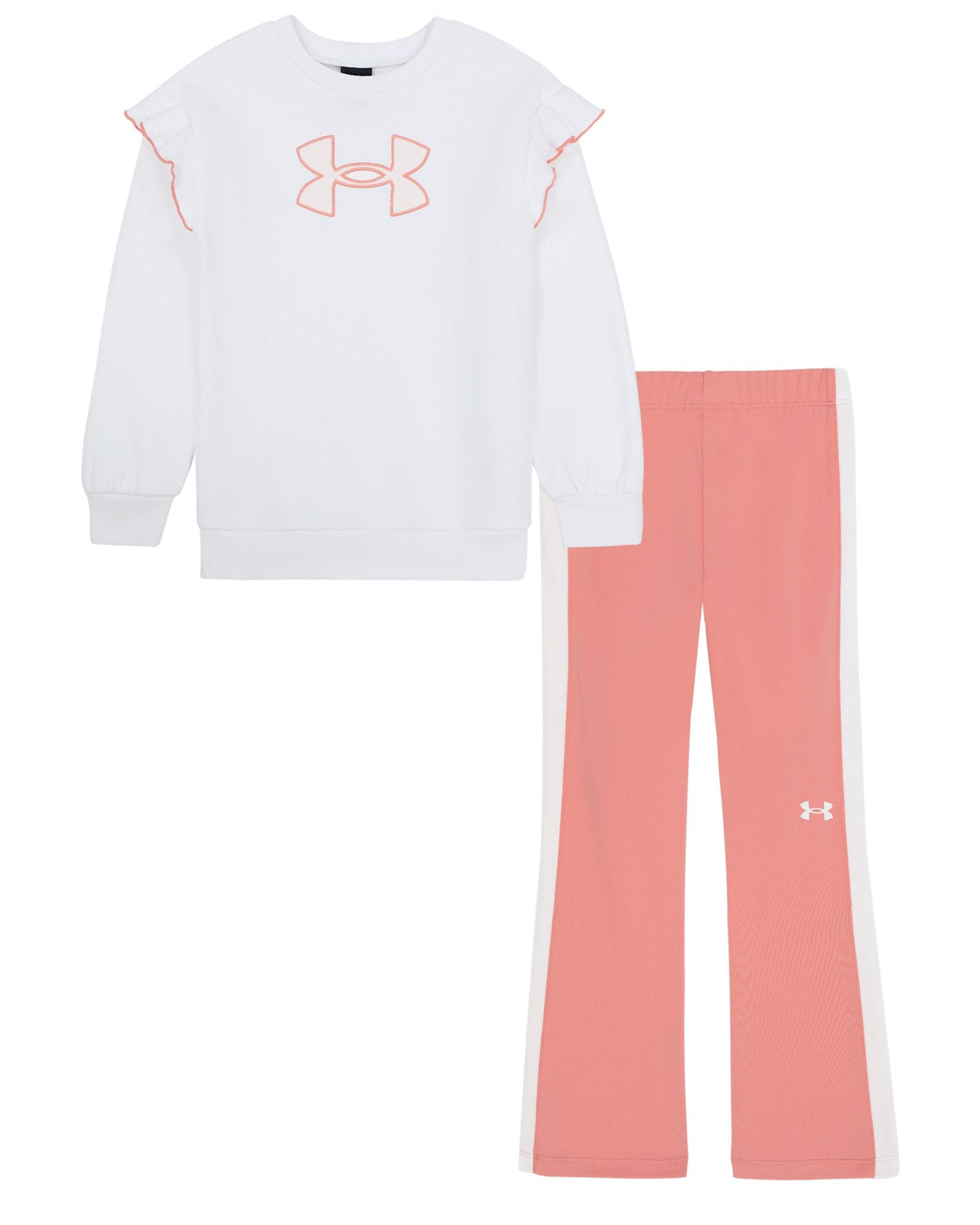 UA Rival Fleece Infant Girls' Tunic Set - White