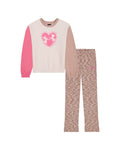 UA Colorblock Twist Flare Toddler Girls' Crewneck & Leggings Set - Pink