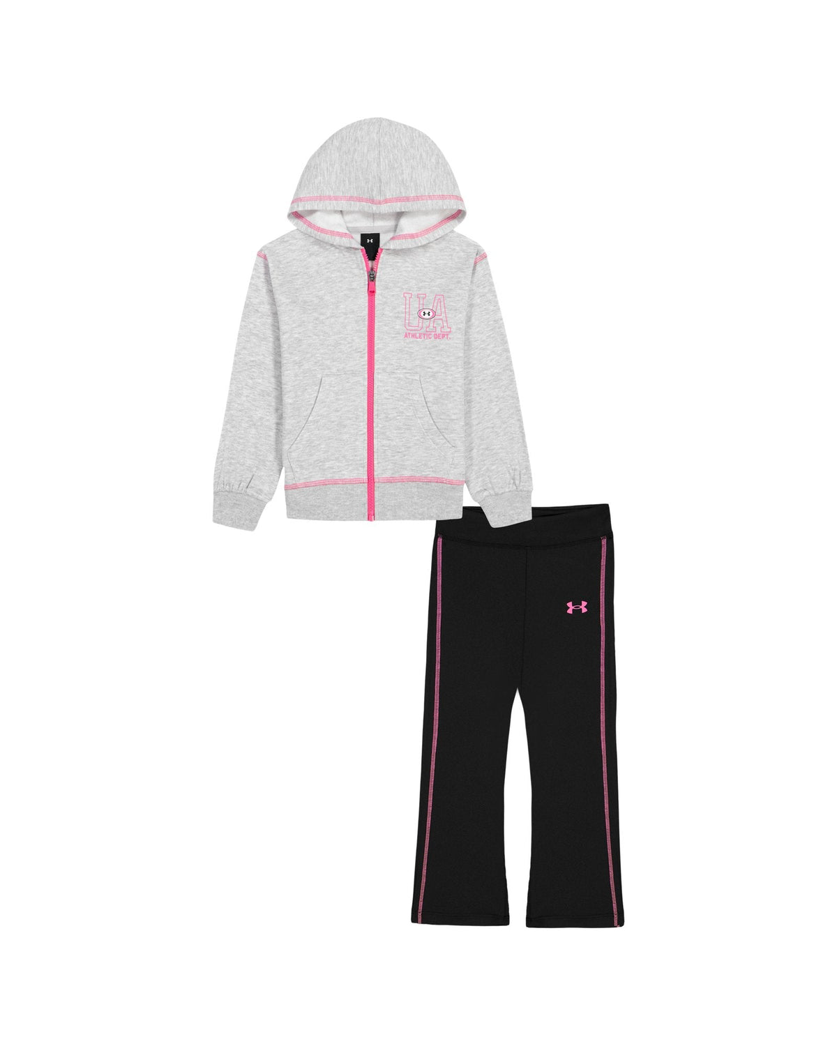 UA Rival Fleece Toddler Girls' Set - Gray